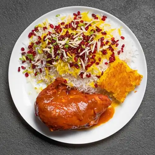 زرشک پلو با مرغ