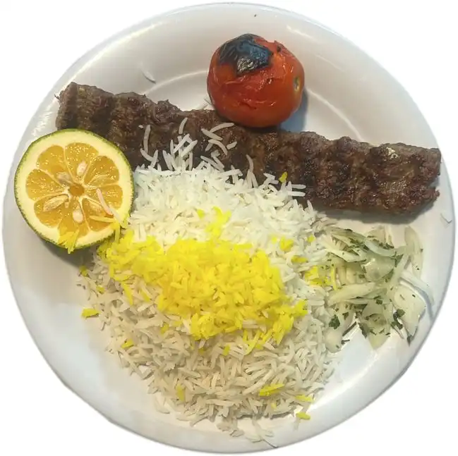 چلو کباب کوبیده 100 گرمی